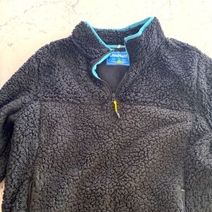 Chubbies fleece zip up - black. Size medium.